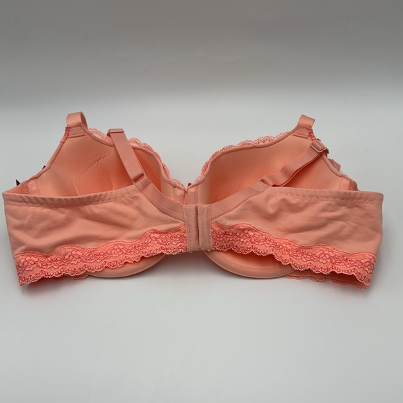 NWT Ambrielle Peach Pearl Organic Cotton Bra Size 42C Full Figure - Picture 4 of 11